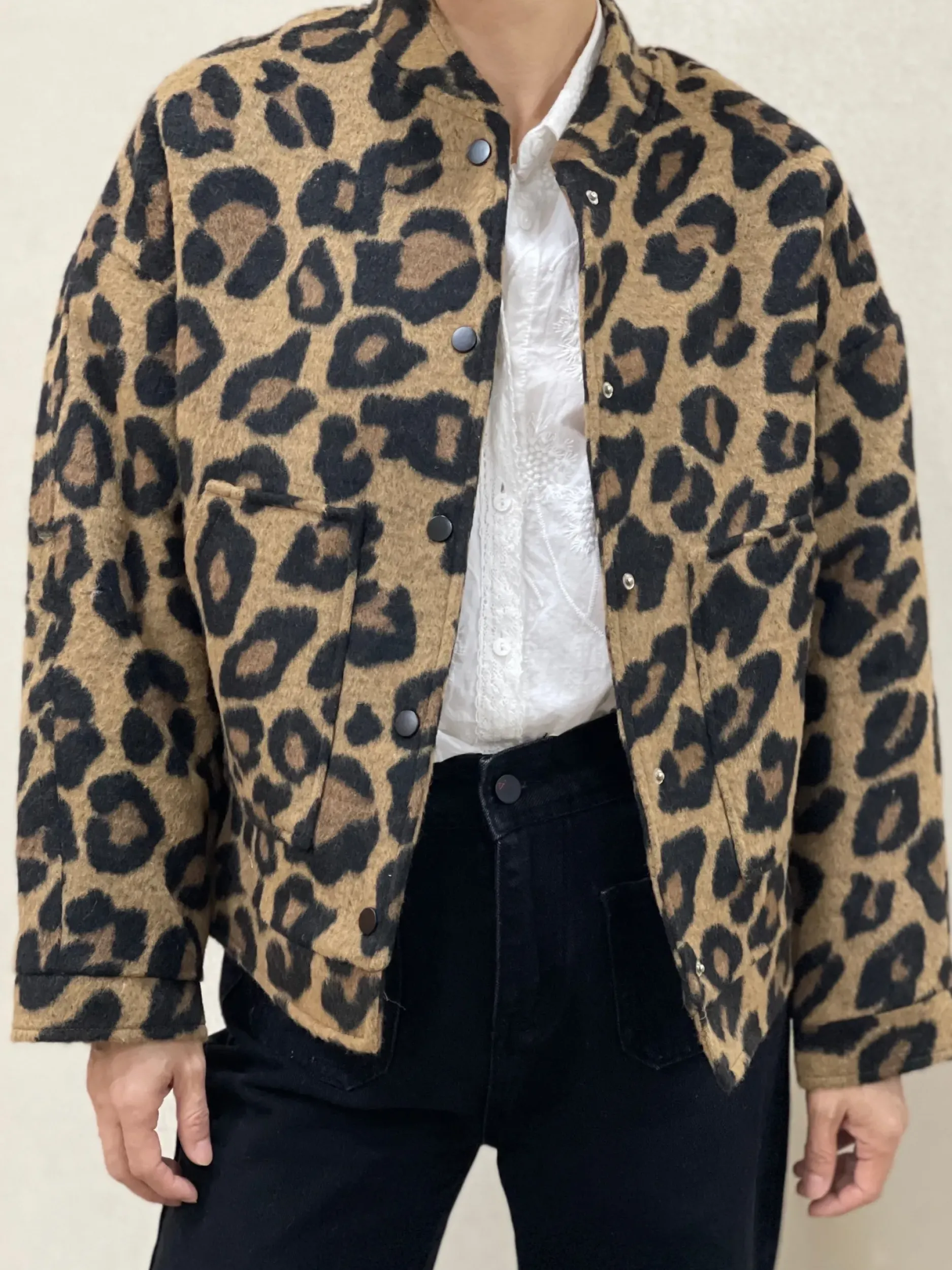 Cheap HippieChic Veste Oversize Léopard