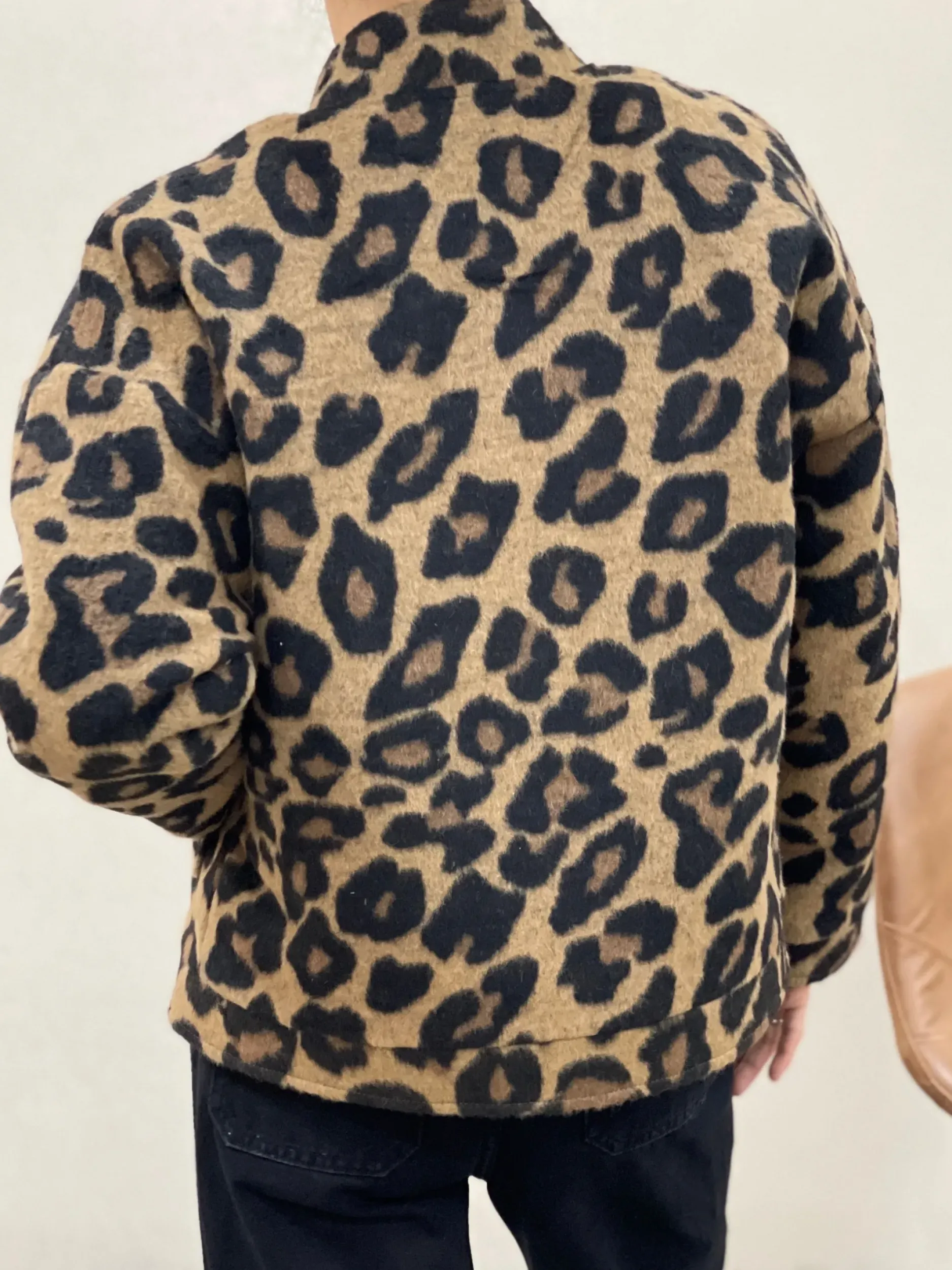 Cheap HippieChic Veste Oversize Léopard