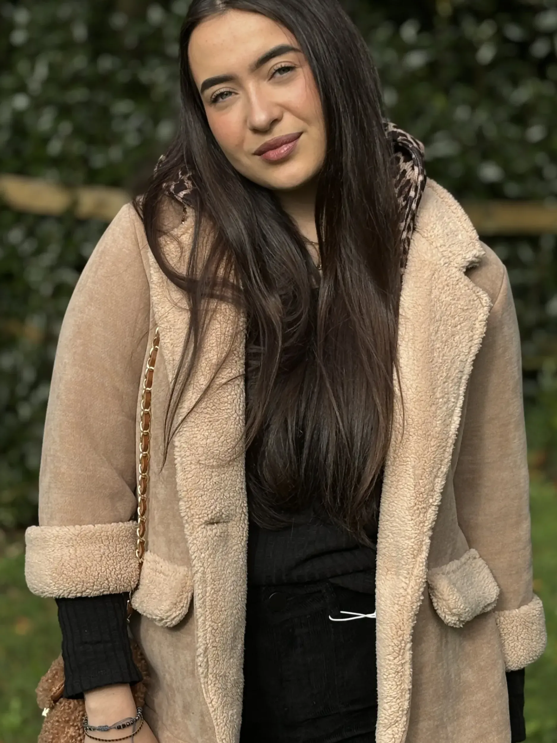 Sale HippieChic Veste Polaire Capuche Léopard