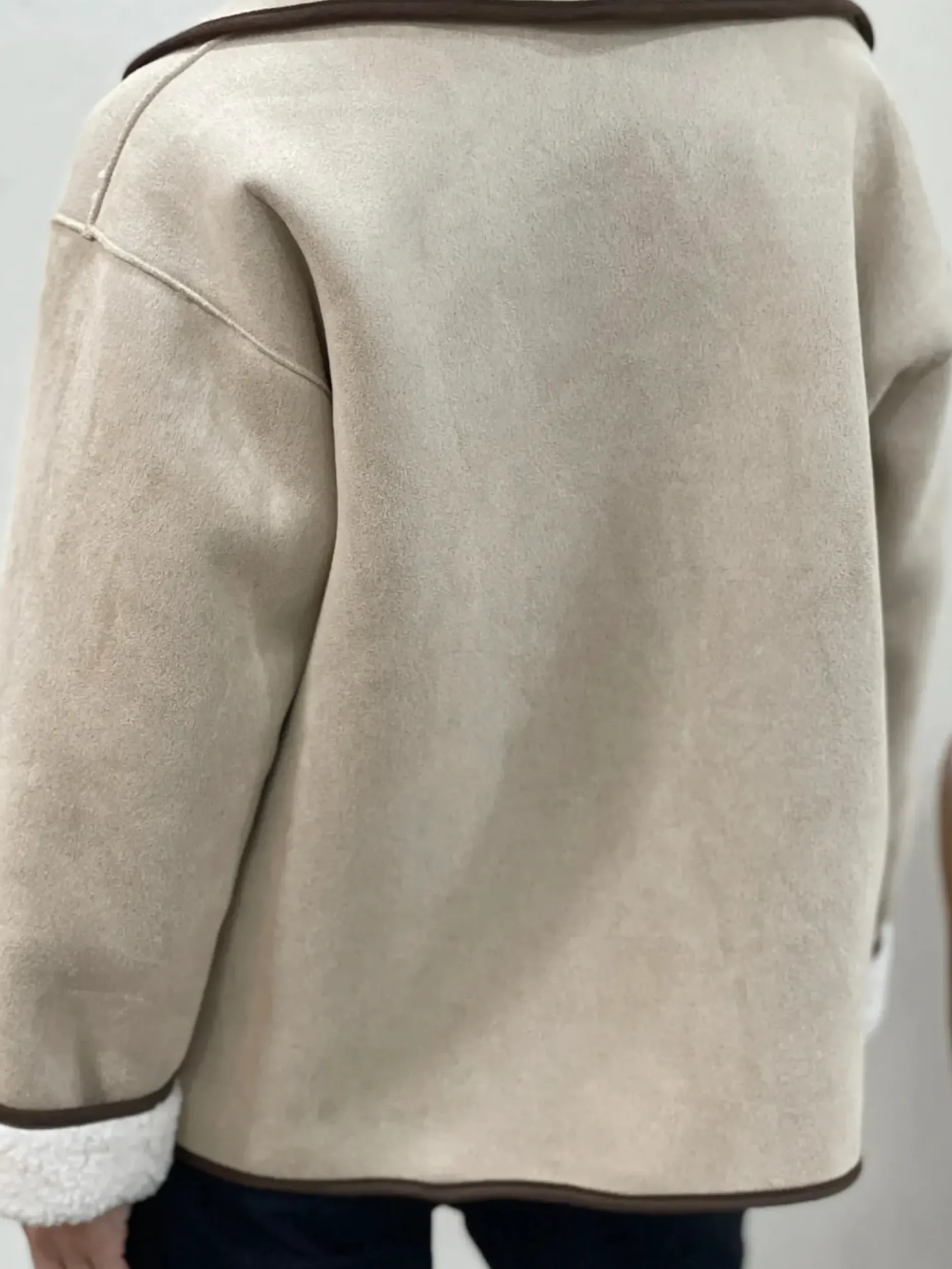 Discount HippieChic Veste Réversible Oversize Bouclettes