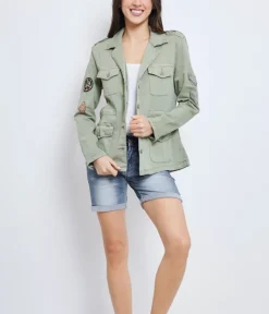 Sale HippieChic Veste Saharienne Kaki
