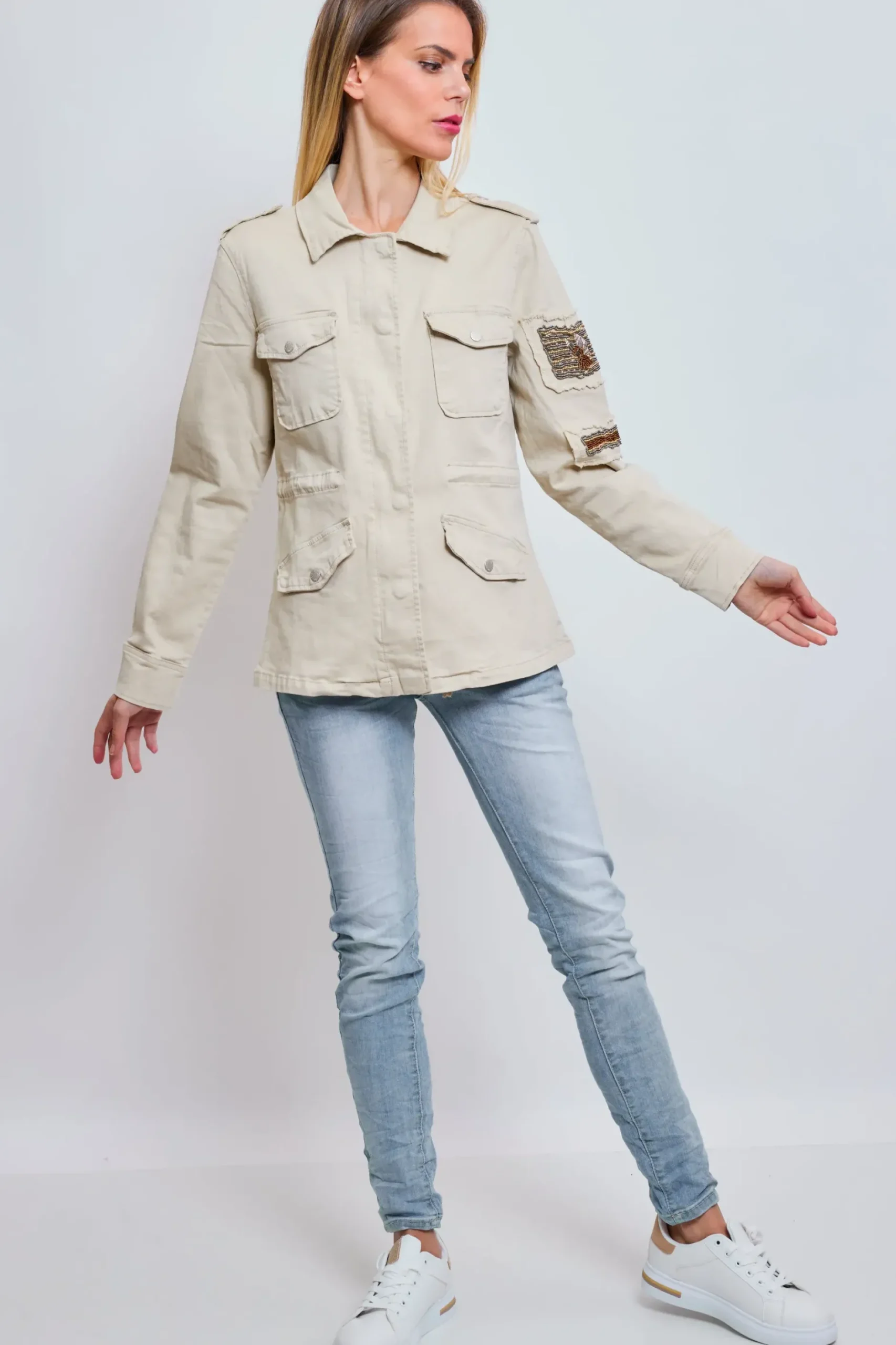 Shop HippieChic Veste Saharienne Courte