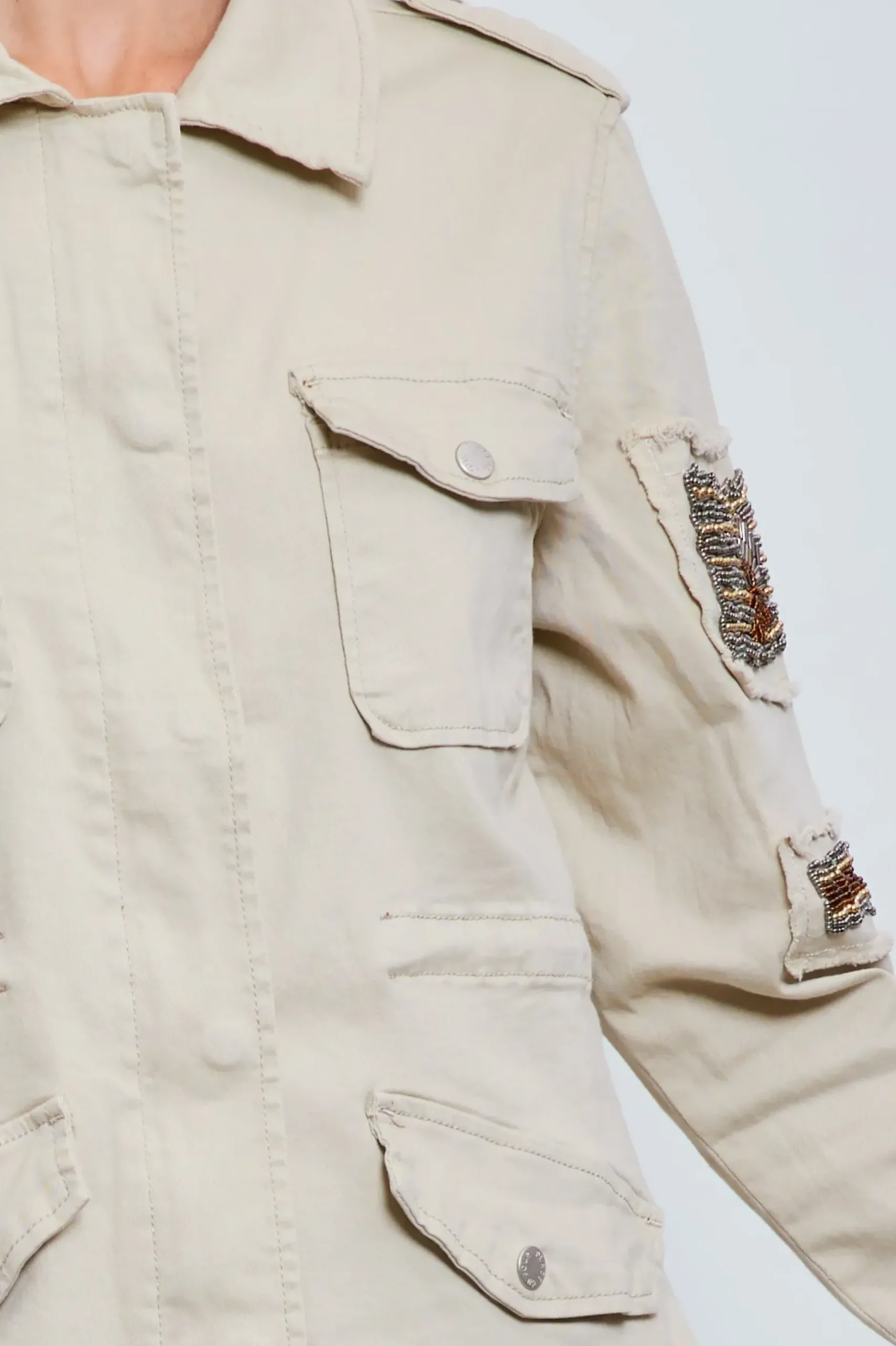 Shop HippieChic Veste Saharienne Courte