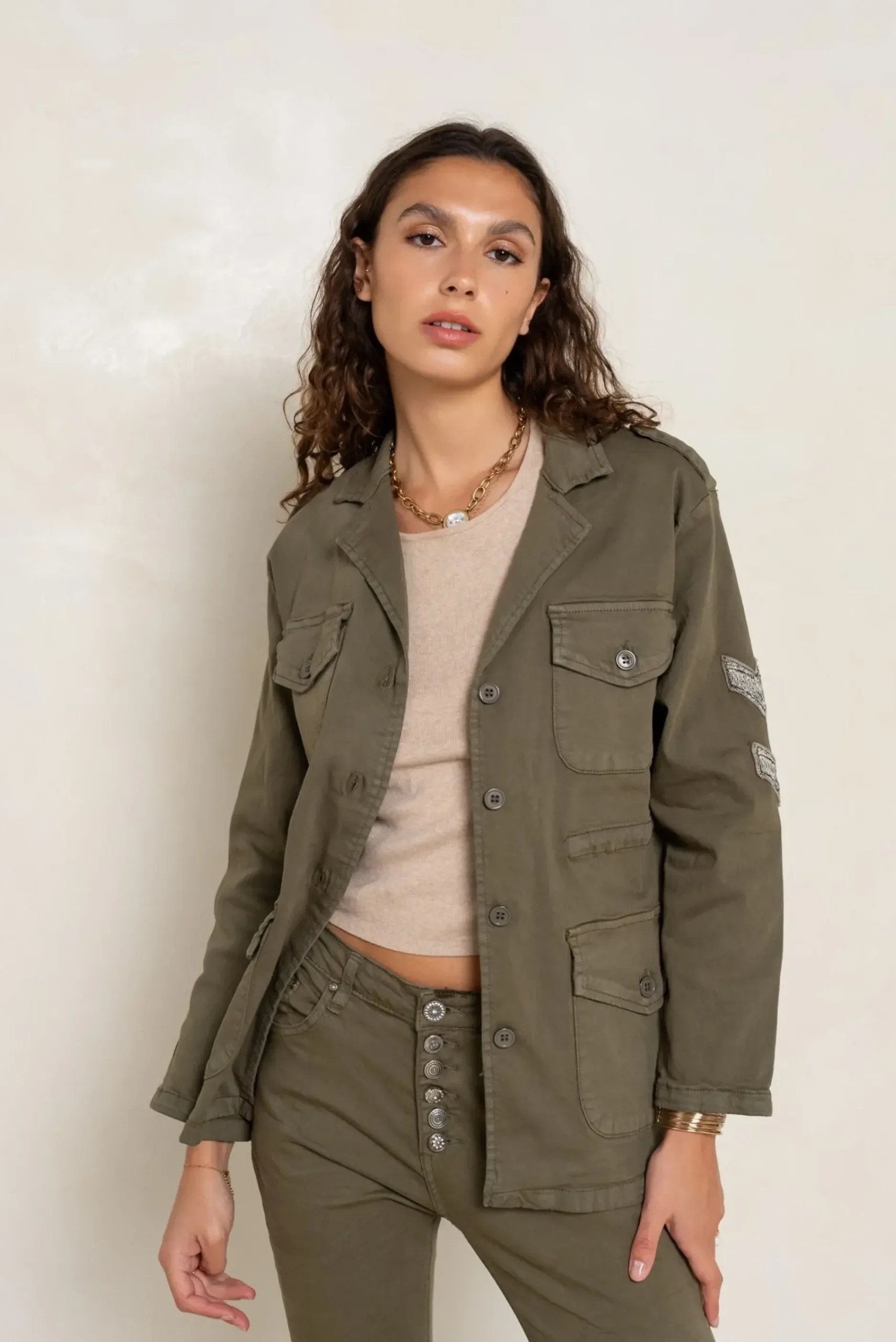 Shop HippieChic Veste Saharienne Star