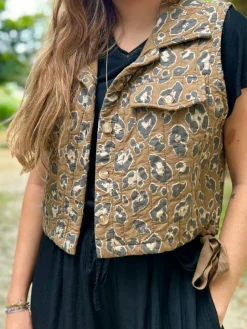 Best Sale HippieChic Veste sans Manches Animal