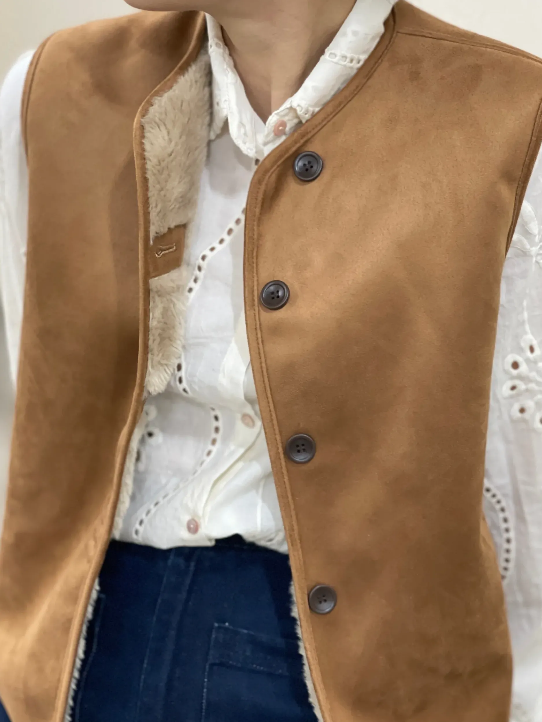 Best Sale HippieChic Veste sans Manches Réversible