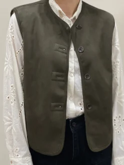 Best Sale HippieChic Veste sans Manches Réversible