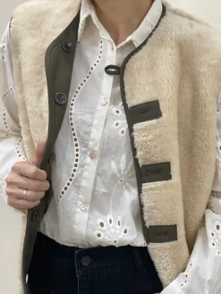 Best Sale HippieChic Veste sans Manches Réversible