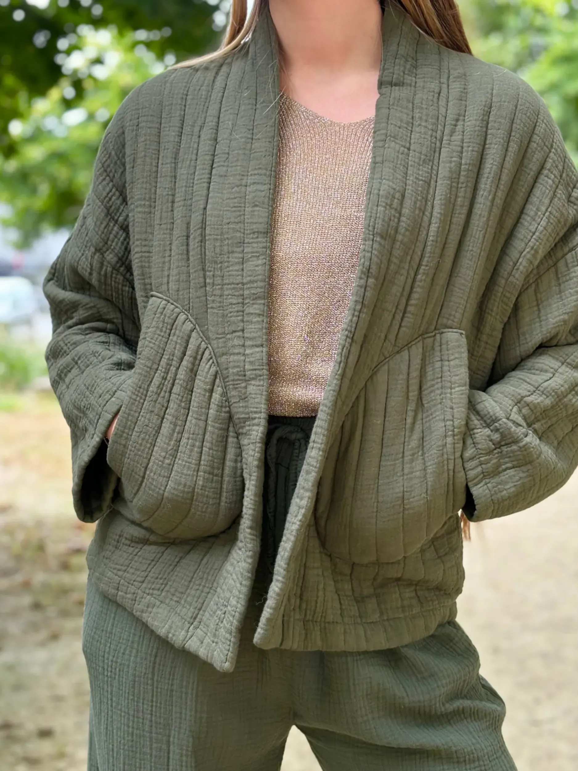 Outlet HippieChic Veste Téa Épais